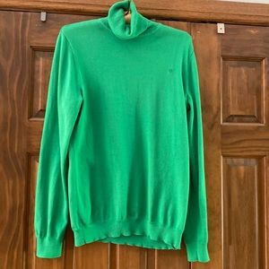 Lauren by Ralph Lauren Women’s Green Cotton Turtleneck XL